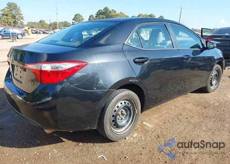 2016 Toyota Corolla Le z USA, uszkodzony, nr VIN 2T1BURHE4GC715557